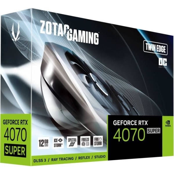 ZOTAC - Grafikkort - GeForce RTX 4070 Super Twin Edge OC 12GB