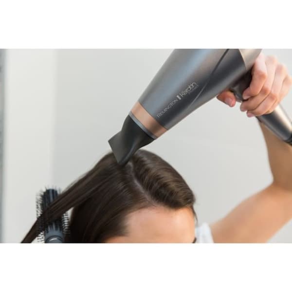 REMINGTON AC8820 Keratin Protect Hårtork 2200W - 2 koncentratorer + 1 diffusor - Grå