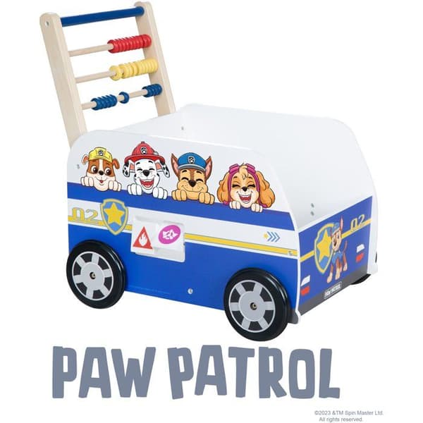 ROBA Paw Patrol Multifunktionell Gåstol med Bussformat Aktivitetscenter - Blå