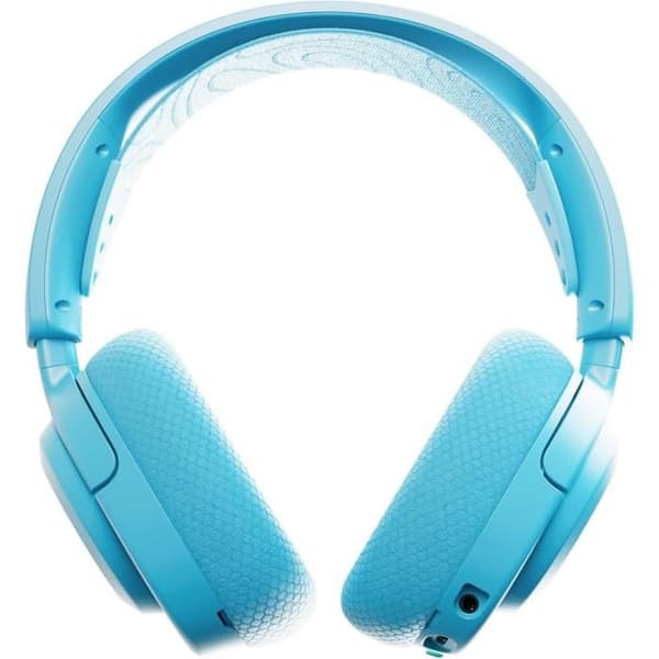 Trådlöst spelheadset - STEELSERIES - Arctis Nova 3PW - 40 timmars batteritid - Bluetooth + 2.4 GHz - Himmelsblå färg