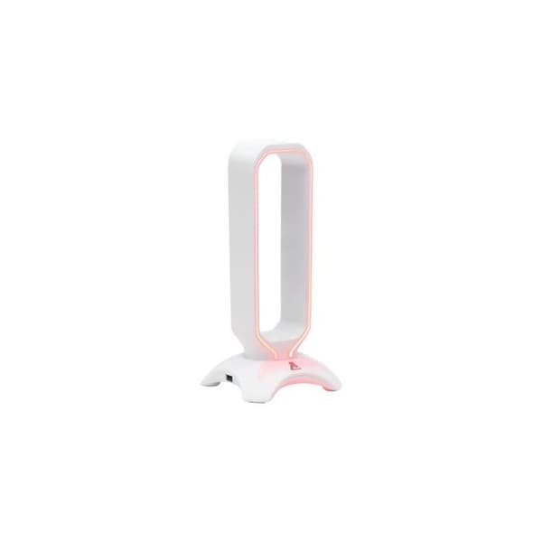 Stöd för headset/headset - THE G-LAB - K-STAND RADO - RGB USB - Vit