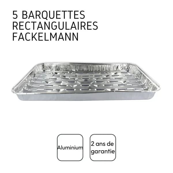 Förpackning med 20 brickor - FACKELMANN - Aluminium - 34 x 23 cm
