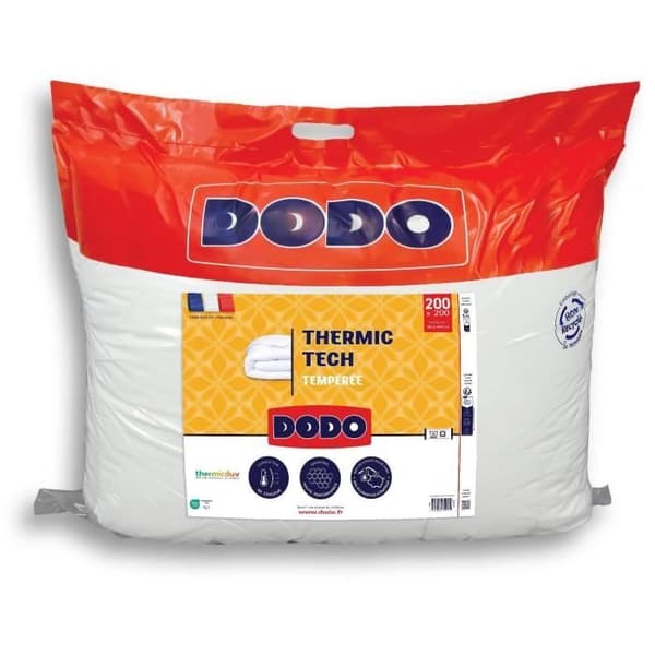 DODO - 250 g/m² tempererat täcke - THERMIC TECH - 200 x 200 cm - Vit