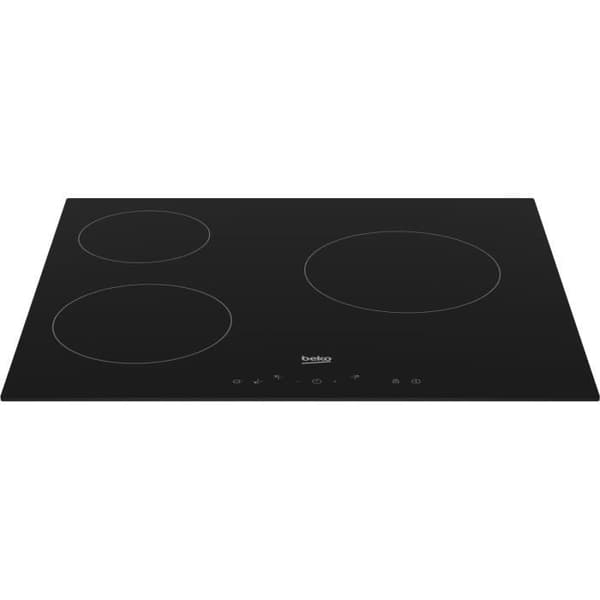 Glaskeramikhäll - BEKO - 3 brännare - 60 cm - HIC63400