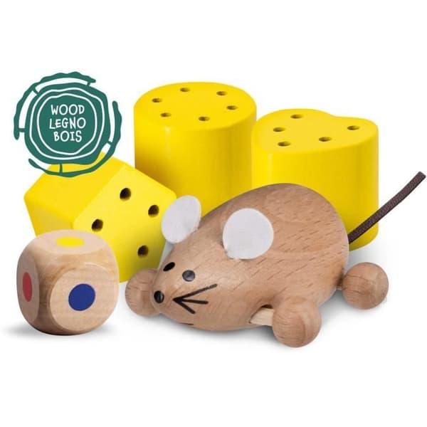 Mushuset - Montessorispel - MONTESSORI TRÄ - Mushuset, Föreningsspel