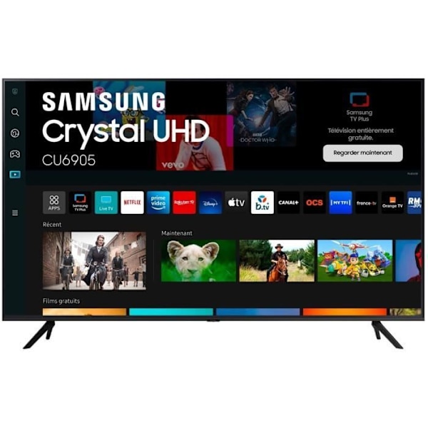 Samsung 43CU6905 - LED TV 43 (108 cm) - 4K UHD 3840x2160 - HDR - Smart TV - Gaming HUB - 3xHDMI - WiFi