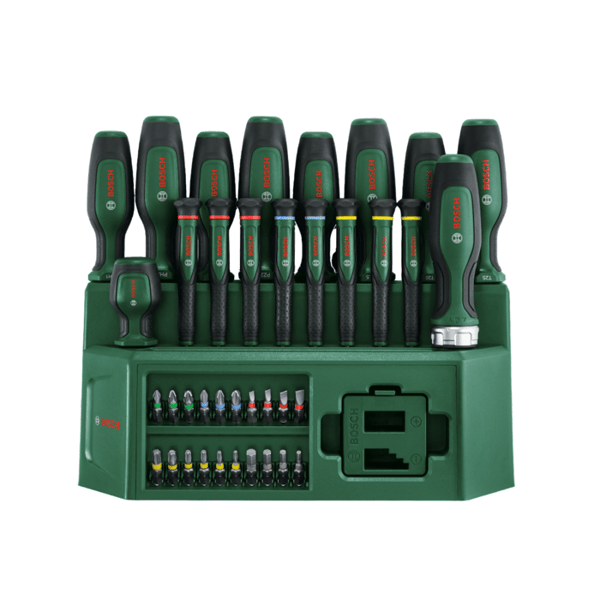 BOSCH 39-delars precisionsskruvmejselsats