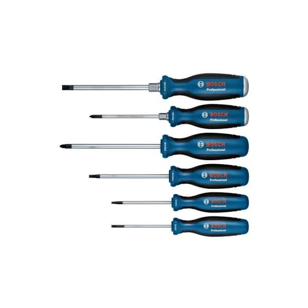 Set med 6 Torx-skruvmejslar