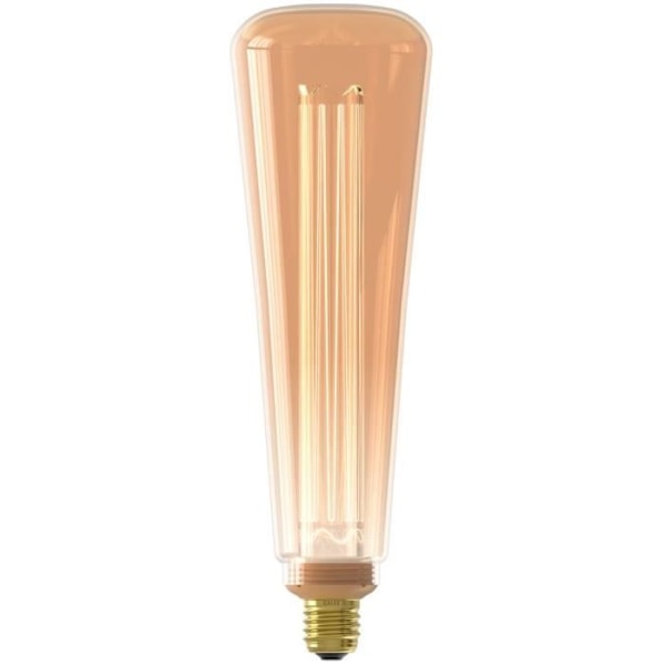 E27 LED-lampa - CALEX - ROYAL KINNA - 3,5 W - 150 lm - 1800 K - Dimbar - Guld