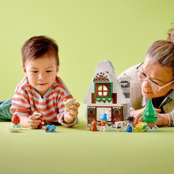 LEGO DUPLO 10976 Tomtens pepparkakshus, leksak för barn 2 år