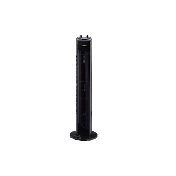 Oceanic Column Fan - 45W - Höjd 78 cm - 3 hastigheter - Oscillating - Timer - Svart