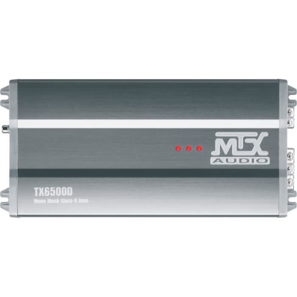 MTX TX6500D Förstärkare 12V Mono Class-D Block 1x500W RMS Aluminium