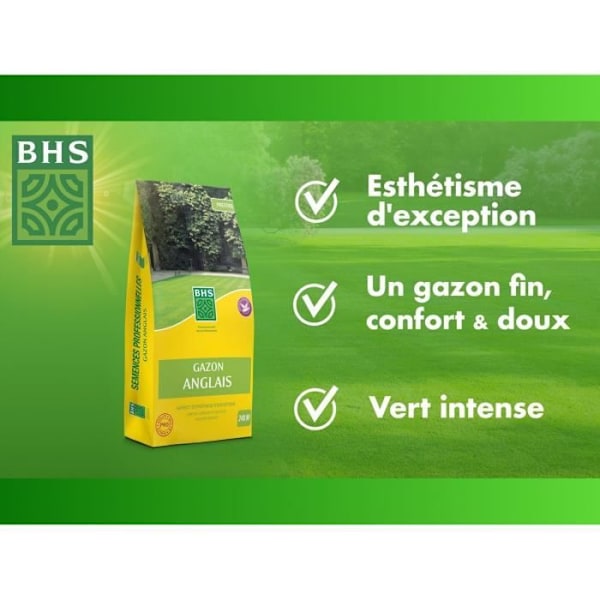 BHS English Turf - 5 kg för exklusiva trädgårdar