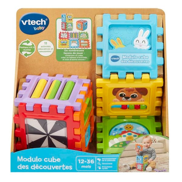 VTECH BABY - MODULO DISCOVERY KUB (ÅTERANVÄND PLAST) - Flerfärgad