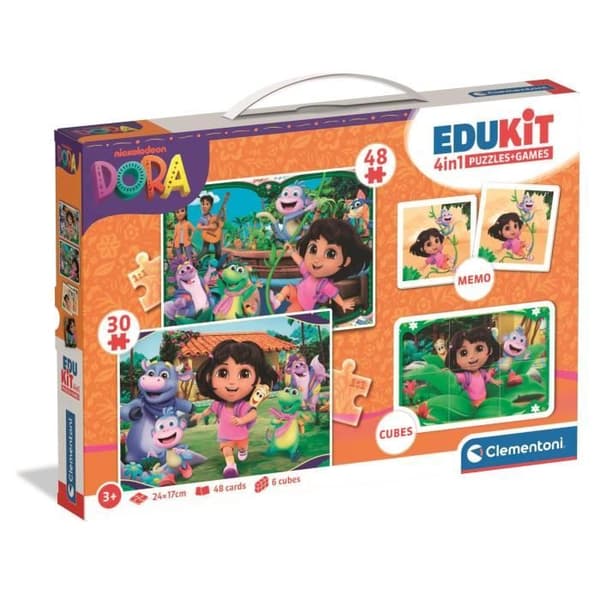 CLEMENTONI - Edukit 4 i 1 - Dora