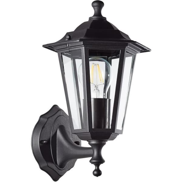 Carleen Outdoor Applique, Black, E27 Max 60W, glödlampa ingår inte