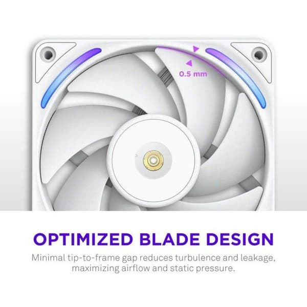 PC-fläkt - NZXT - F120X RGB (RF-U12PN-W1) - Ø 120 mm