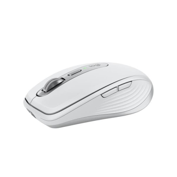 Trådlös mus - LOGITECH - MX Anywhere 3S - Bluetooth - Tysta klick - 6 knappar - Ljusgrå Grå, Vit