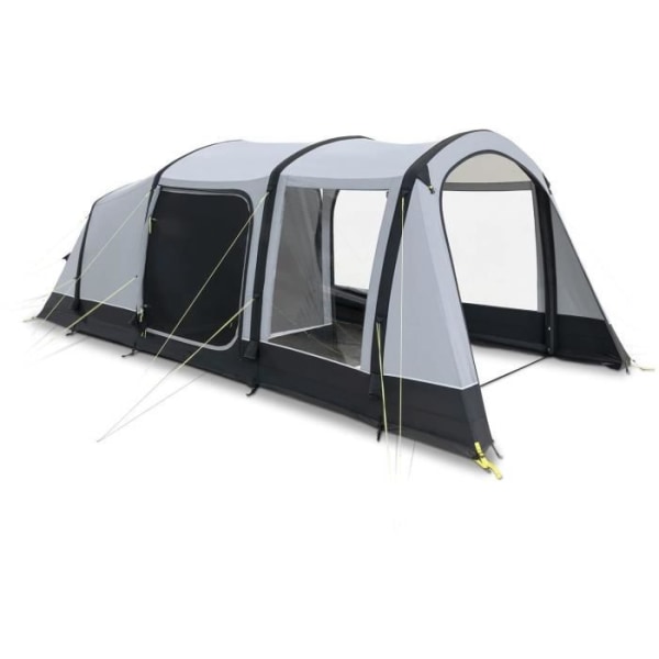 Uppblåsbart campingtält - 4 platser - KAMPA - Hayling 4 AIR - Grå och svart