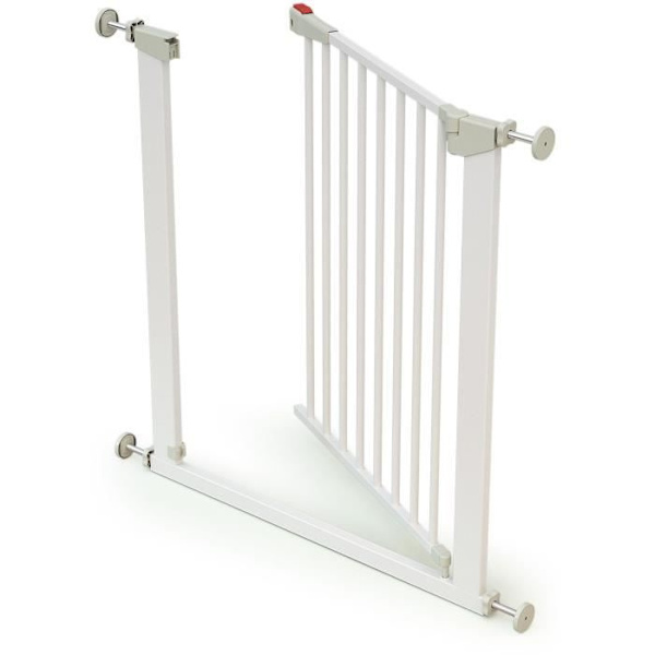 Säkerhetsbarriär - 72,5 till 79,5 cm - WEBABY - MOBI - Vit