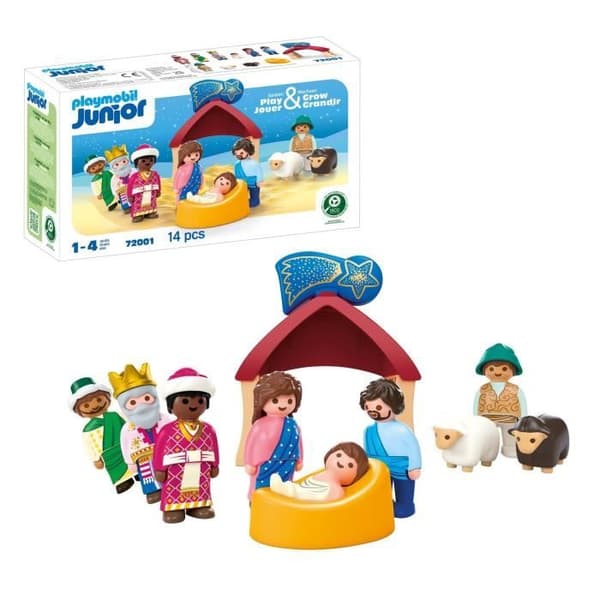Playmobil 72001 JUNIOR: Julkrubban, Playmobil junior