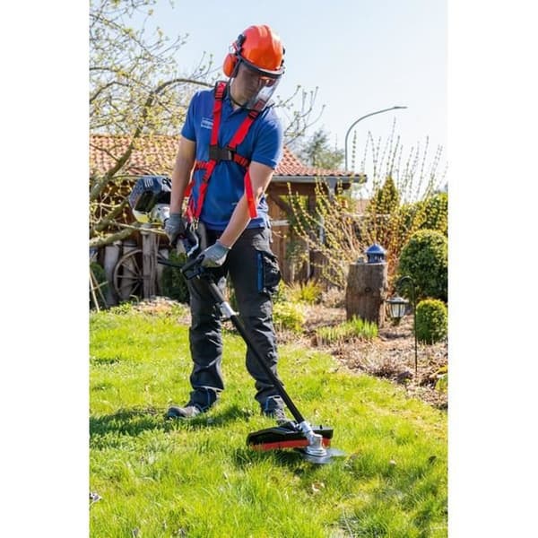 SCHEPPACH 4-i-1 52cc bensindriven röjsax/trimmer/ häcksax/kapad gren med sele svart