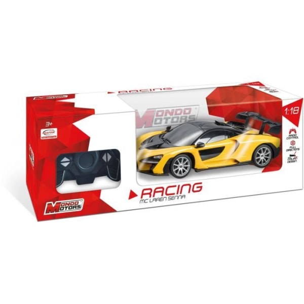 Radiostyrt fordon - Mondo Motors - Ljuseffekter - McLaren Senna - Bil - skala 1:18