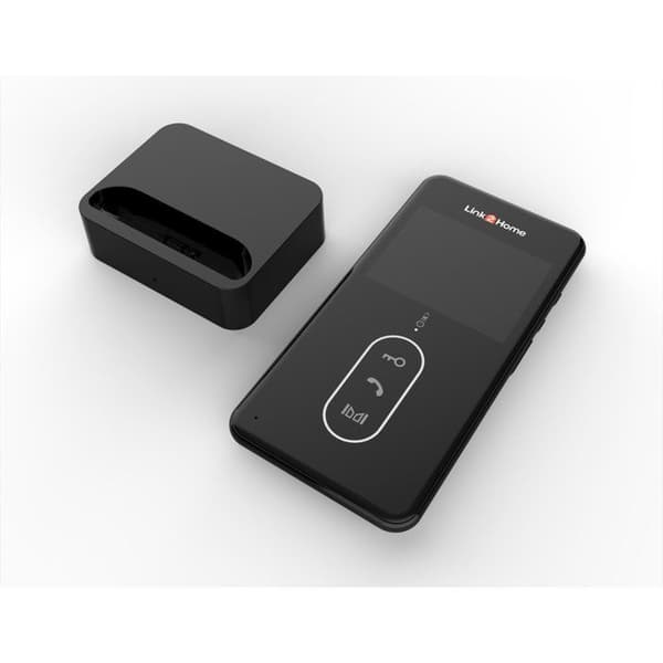 LINK2HOME Bärbar Trådlös Videodörrklocka - 3" LCD-skärm - 150m Sändningsräckvidd - Uppladdningsbara Batterier