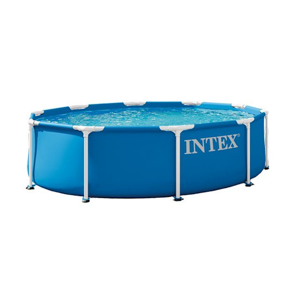 INTEX ovanmarksrörspool - metallram - 305 x 76 cm - rund - 28202ND