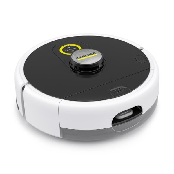 NYA KARCHER RCF 3 - Ansluten golvmoppningsrobot - Autonomi 120 min - Rengöringsrulle - LiDAR-navigering - Programmerbar Svart, Vit