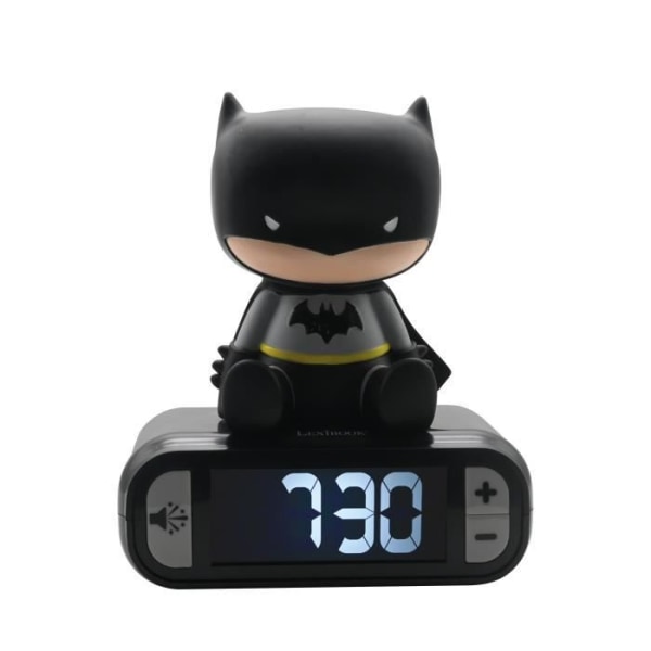 BATMAN - Digital väckarklocka med 3D nattljus och ljudeffekter - LEXIBOOK