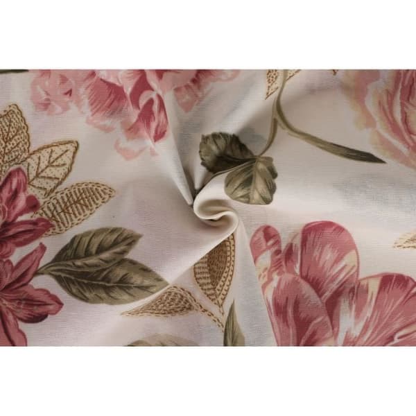 Bäddset - 1 påslakan 220 x 240 cm + 2 örngott 60 x 60 cm - 65% bomull, 35% polyester - Krämfärgad