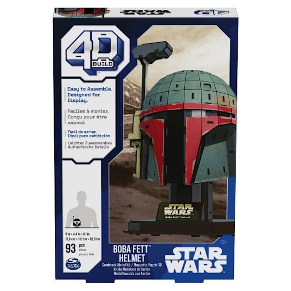 SPIN MASTER HJÄLM BOBA FETT Star Wars 4D Bygg