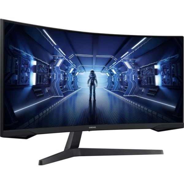 Curved Gaming PC -skärm - Samsung - Odyssey G5 - G55T C34G55TWP - 34 '' UWQHD - SAD - 1 ms - 165Hz - HDMI / DisplayPort / USB