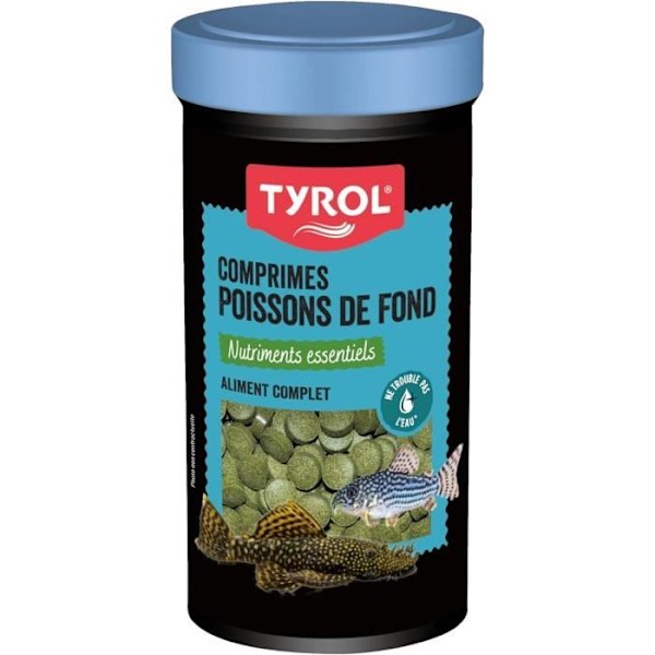 Helfoder i tabletter - TYROL - 362890 - Mal fisk - 250 ml