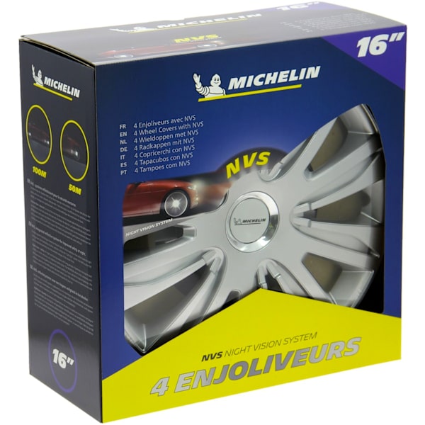 MICHELIN 4-hjulskydd 16 Chromé NVS42