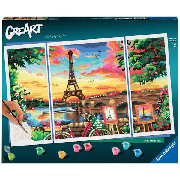 CREART -format 80x50cm - Triptych -4005556201341 - Ravensburger