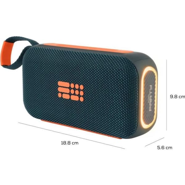 Lysande Bluetooth-högtalare - BIGBEN PARTY - Blå och orange
