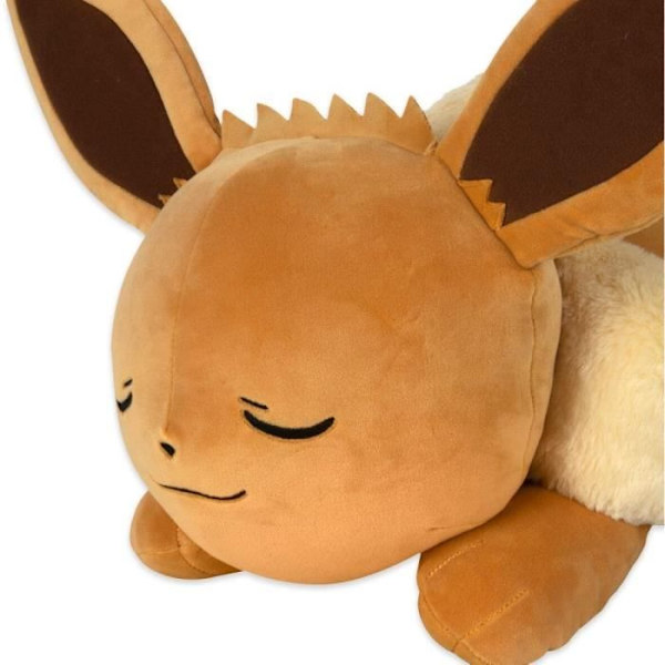 Plysch - BANDAI - Pokémon - Eevee (Eevee) 40cm - Mycket mjukt sovande Pokémonplysch - JW0222