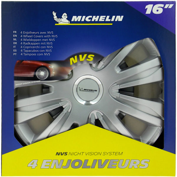 MICHELIN 4-hjulskydd 16 Chromé NVS42