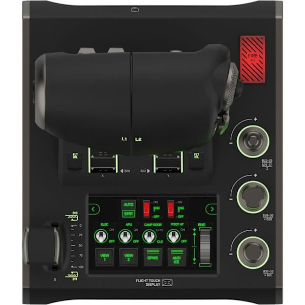 HOTAS premium simuleringssystem - TURTLE BEACH - VelocityOne Flightdeck - För PC Windows 10 och 11