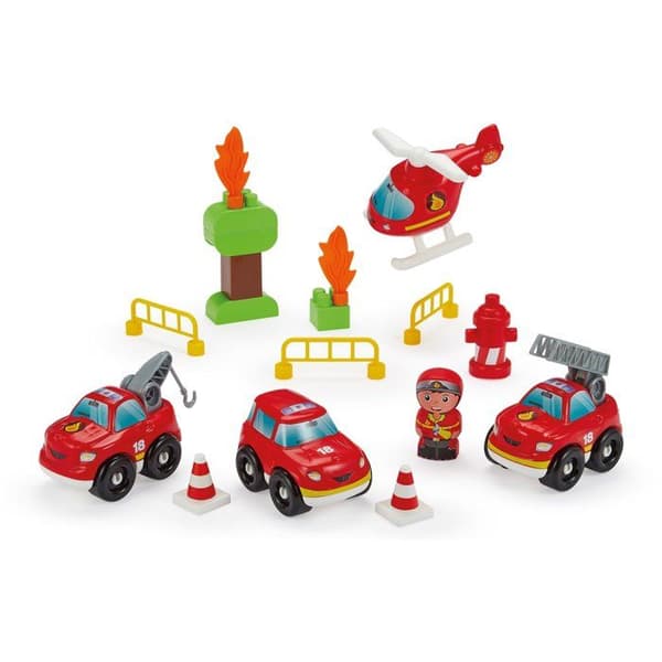 ECOIFFIER Abrick 3359 - Brandbilsväska - 18 månader - Brand!