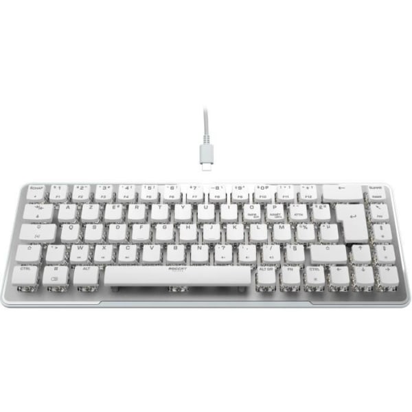 Wired Keyboard - Optics and Mechanical - Roccat - Vulcan II Max - Azerty - Retro -Lukerage - White