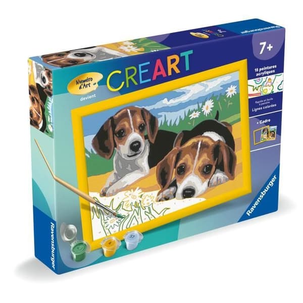 CreArt Barn 18x24cm Beaglevalpar