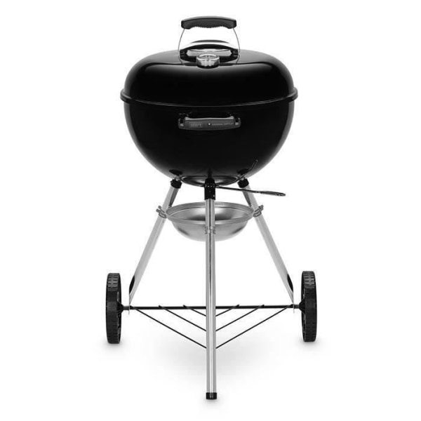 WEBER Original Vattenkokare E-4710 Charcoal Skäggcue - Emaljerat stål - Diameter 47cm - Termometer integrerad i locket - System