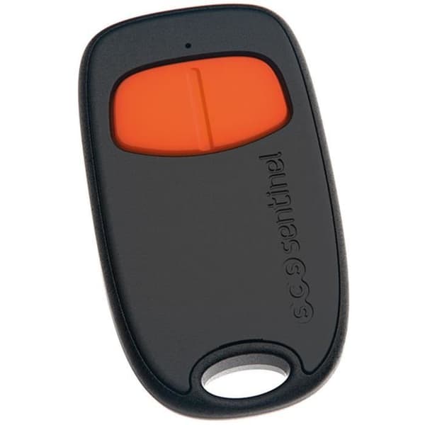 2-kanals fjärrkontroll - SCS SENTINEL - SimplyControl - Orange, räckvidd 40m, frekvens 433,92 MHz, CR2032 litiumbatteri ingår