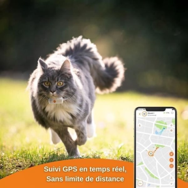 GPS Tracker för chatt - Weenect XS (White Edition 2023)