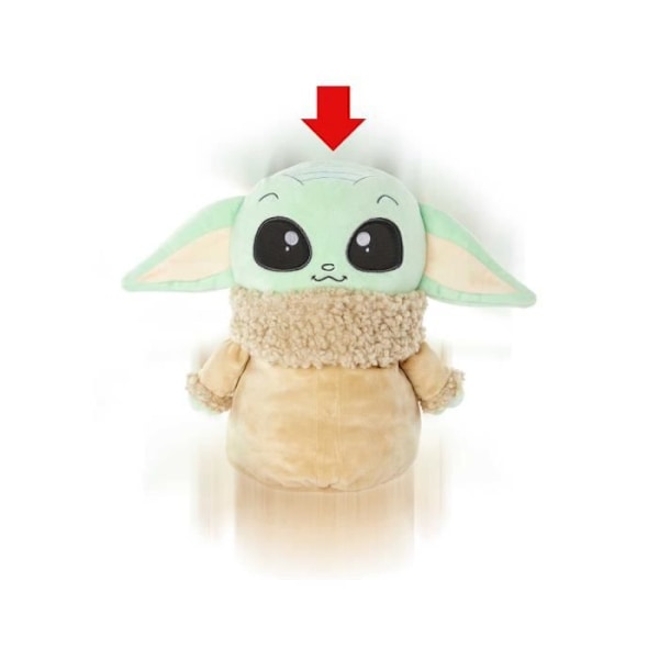 PLUSH GROGU JUMPING - MATTEL - HPG48 - MATTEL LICENSERAD PLUSH
