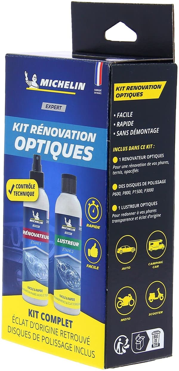 MICHELIN Expert Kit för optisk strålkastarrenovering