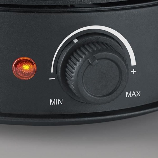 SEVERIN FO2473 Elektrisk fonduegryta - Avtagbar fonduegryta i rostfritt stål - 8 personer